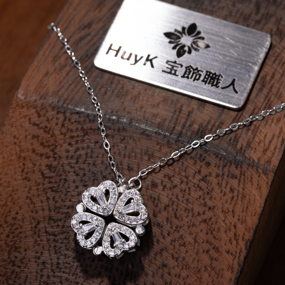 2WAYクローバーネックレス - S925 - MD64 – HUYK JEWELRY©