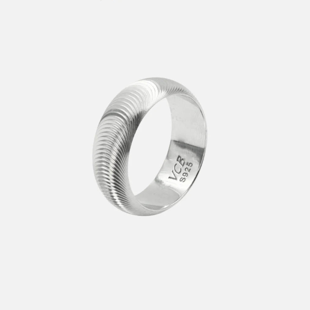 แหวนตาแมว S925 หน้ากว้าง 8 มม. - N301001