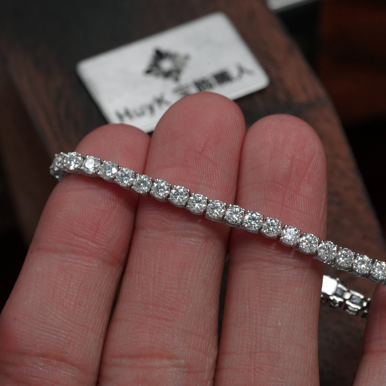 Gelang Tenis – Moissanite – L100944