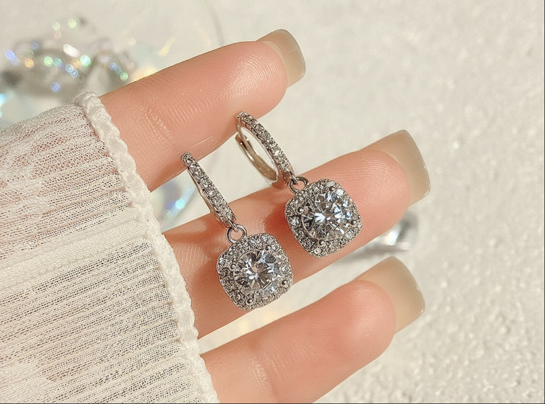 月雫ピアス-S925- B0032