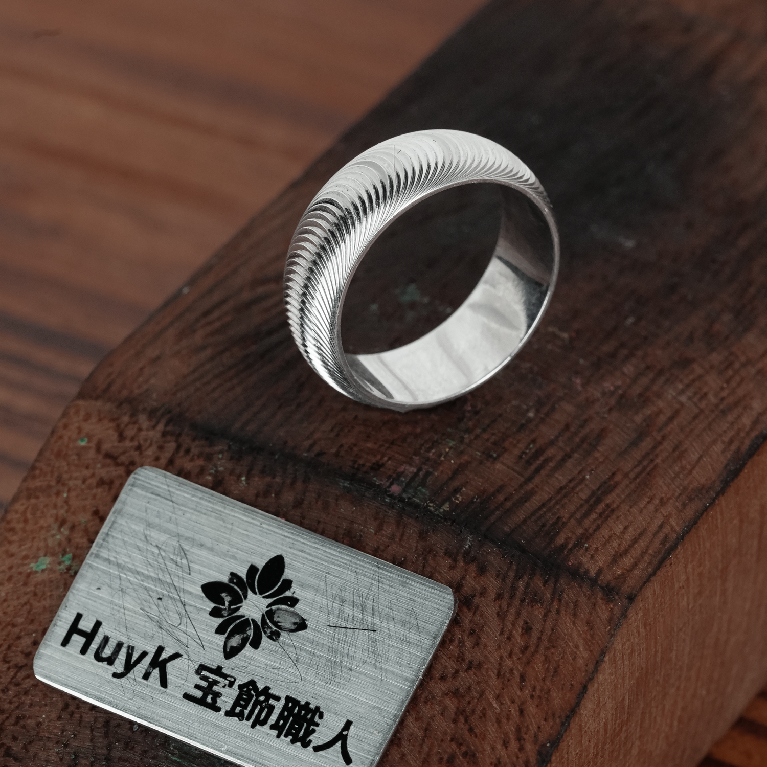 猫目模様のリング Ver.2 - s925 - N301001