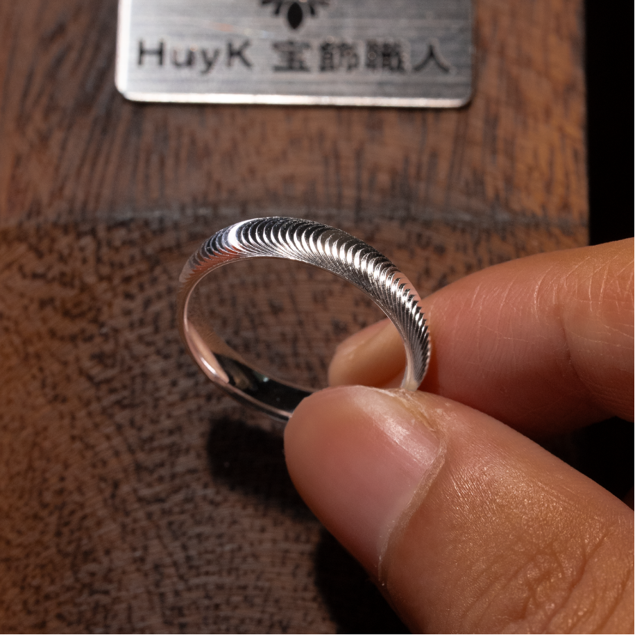 Cincin Motif Cat’s Eye - S925 - N300999 - 5mm