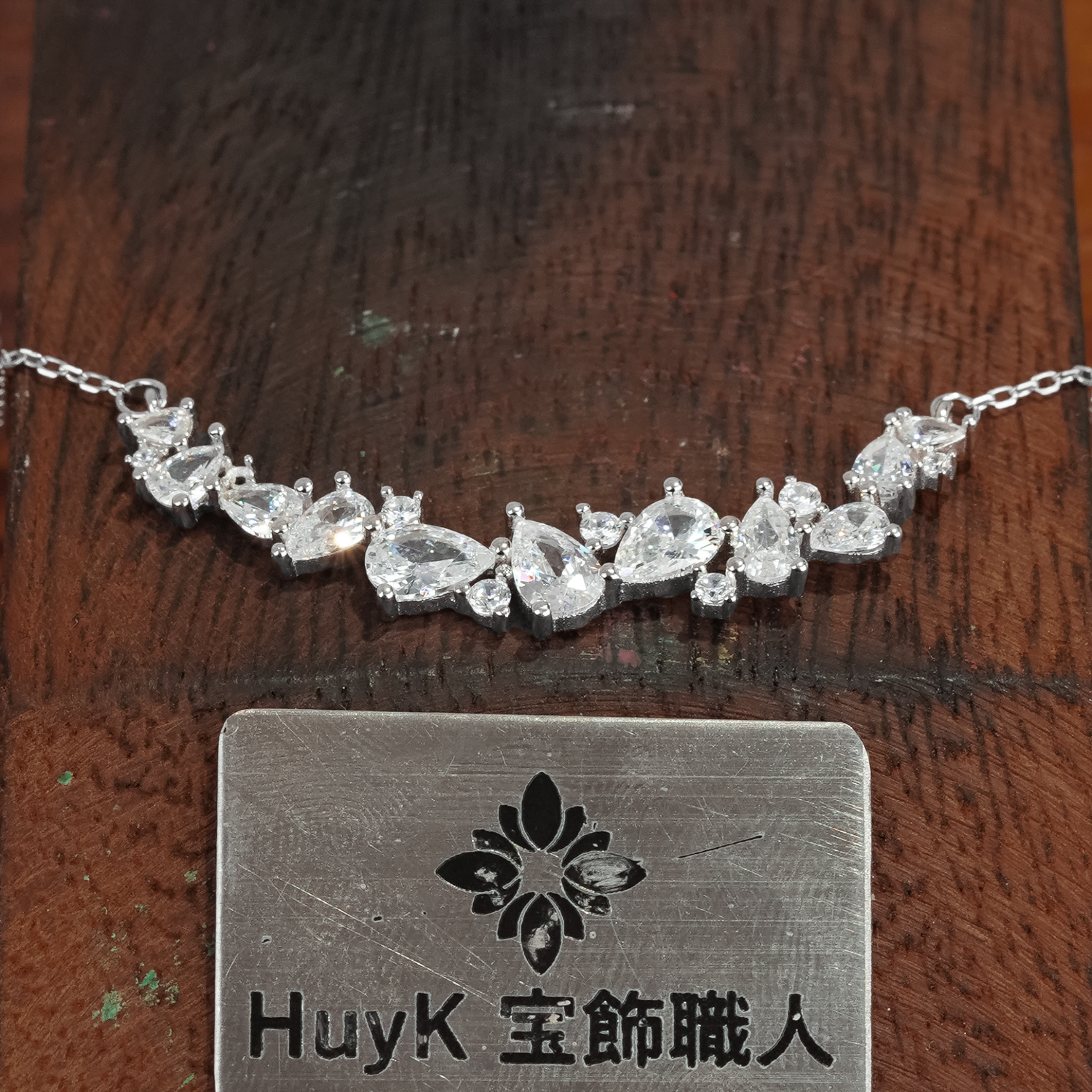 藤の花ネックレス - S925 - D000994