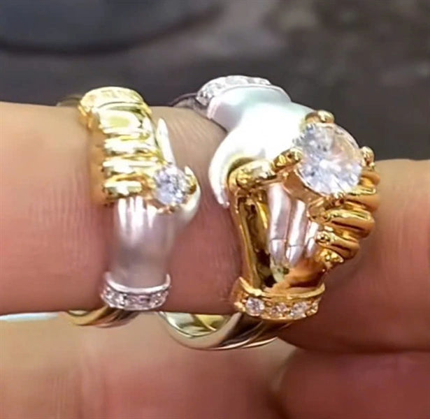 แหวนจับมือ - เงิน S925 - N630001