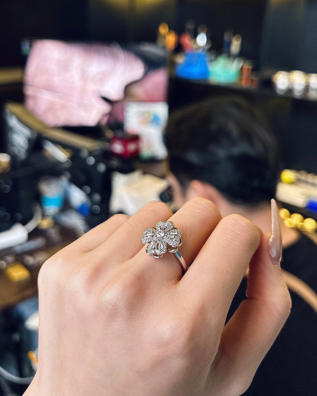 四つ葉のクローバー 回転式リング- S925 - N0044 – HUYK JEWELRY©