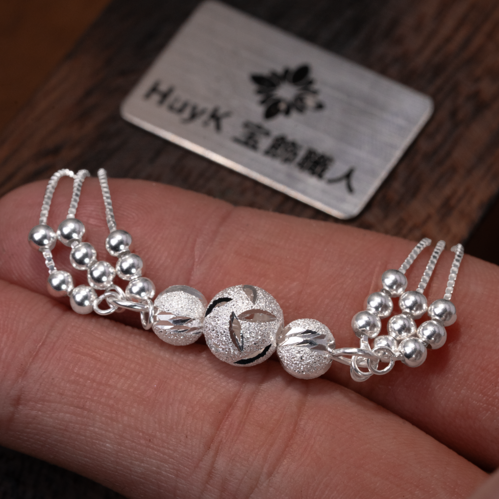 珠球手環 - S925 - L000963