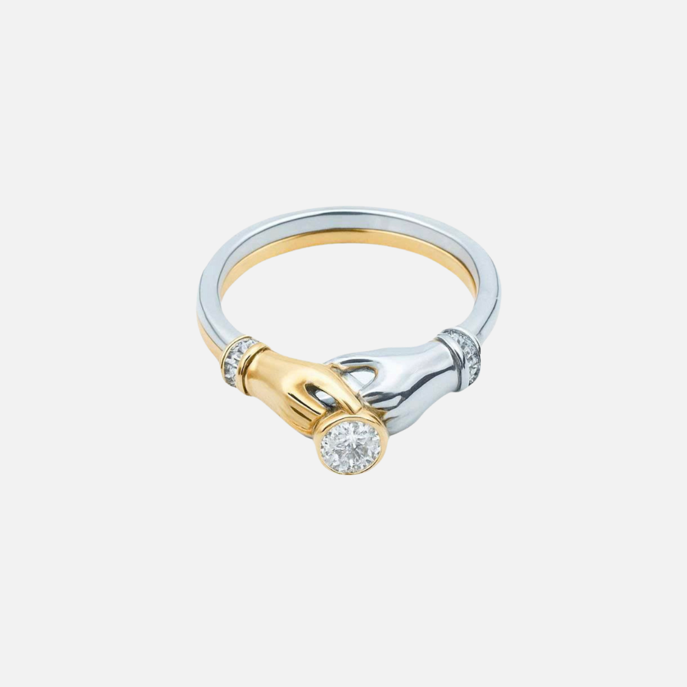 Cincin bergandengan tangan - S925 - N630001