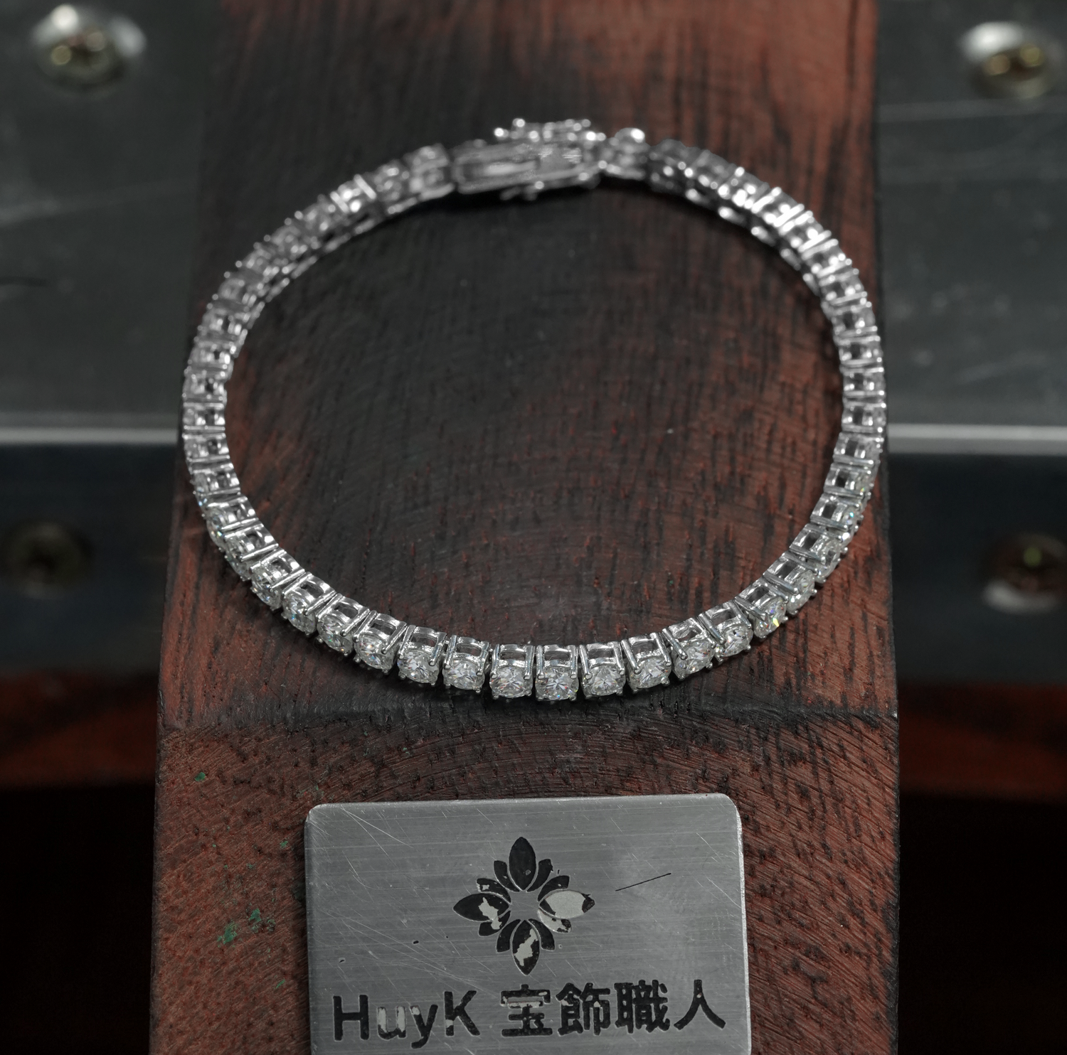 5毫米莫桑石網球手鍊 - S925銀 - L100943