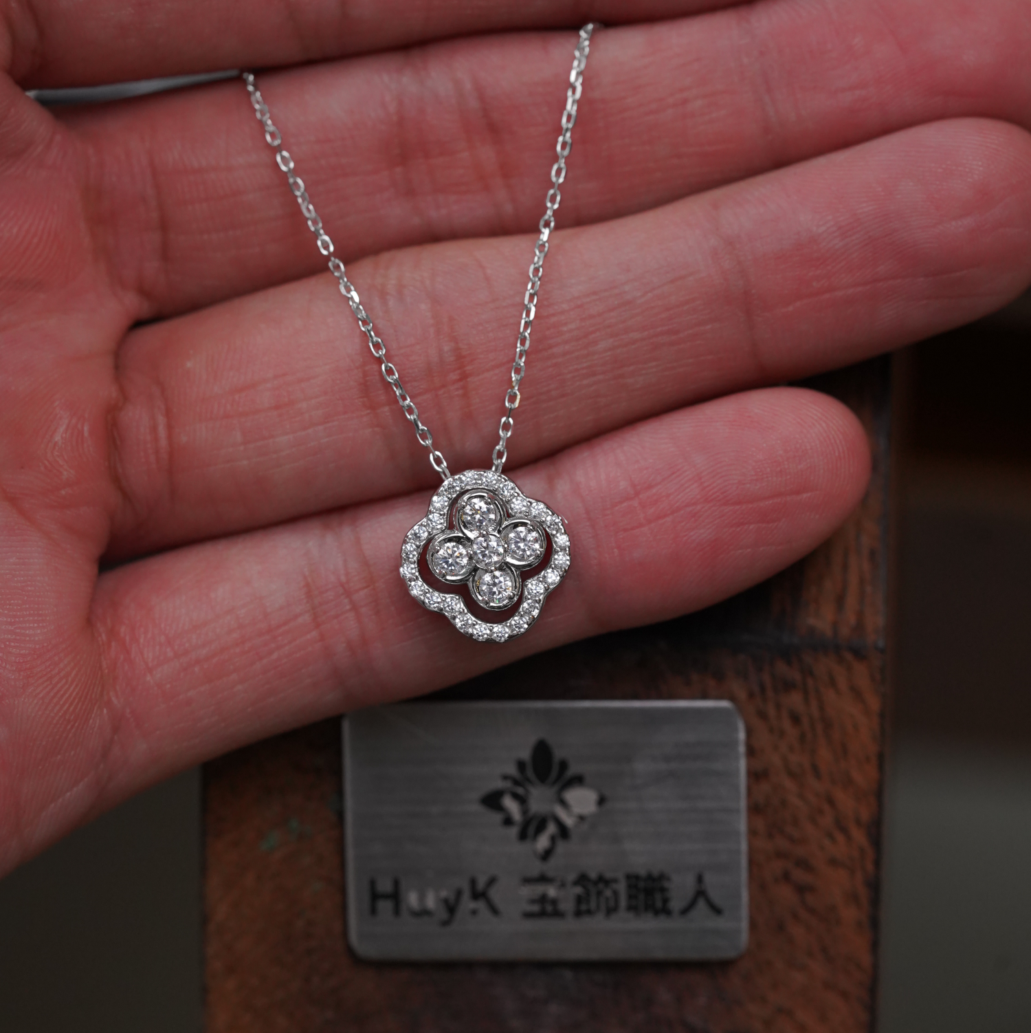 四つ葉ペンダント- S925 -  D000995