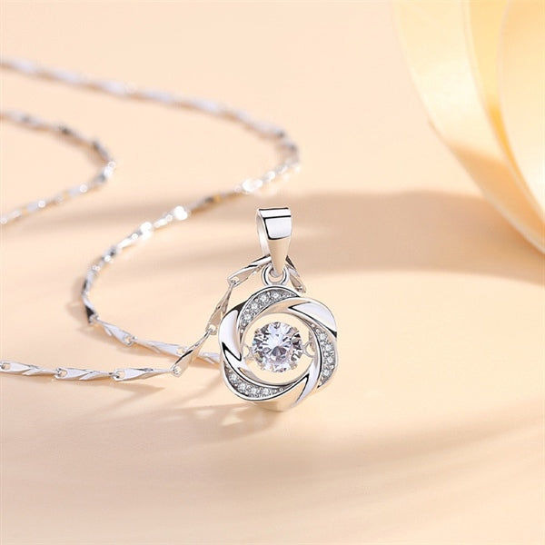 สร้อยคอจี้บิดเกลียว – เงิน S925 – D401042