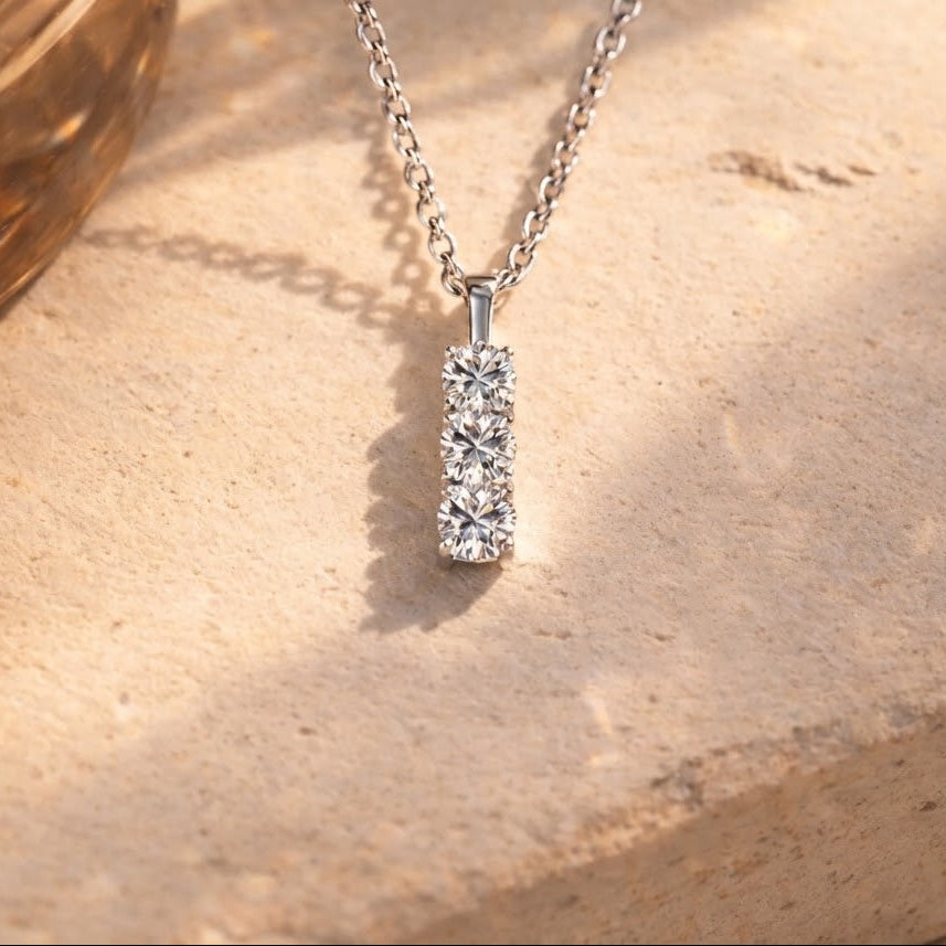星辰 5ミリモアサナイトネックレス -S925- D005