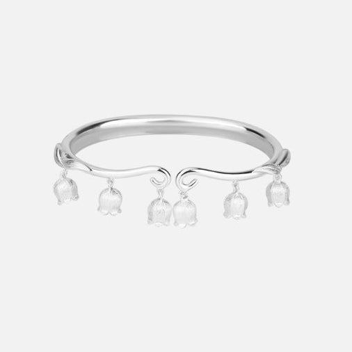 กำไลข้อมือดอกลิลลี่แห่งหุบเขา – เงิน S999 - L001257